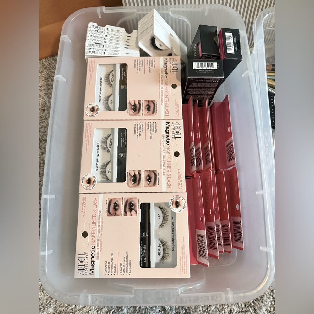 Assortment of makeup.